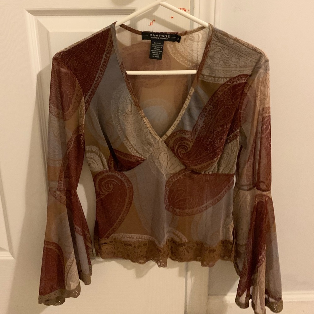 70s Rampage sheer top